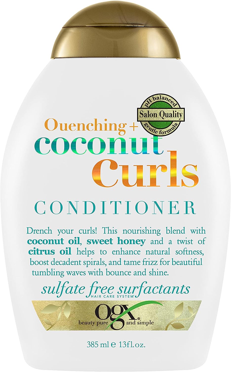شامپو سر OGX Quenching + Coconut Curls Curl-Defining