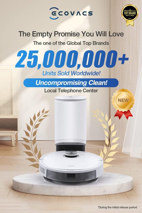 جاروبرقی رباتیک ECOVACS مدل DEEBOT N10