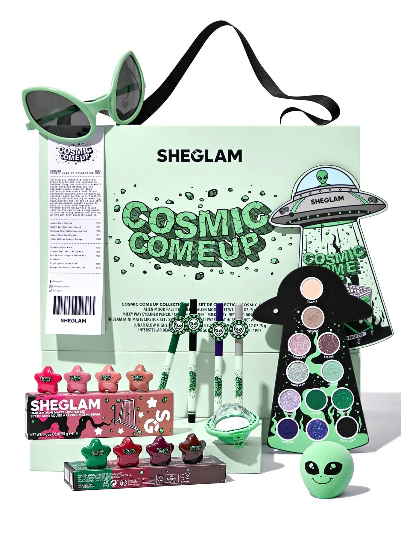 کالکشن Sheglam مدل COSMIC COME UP